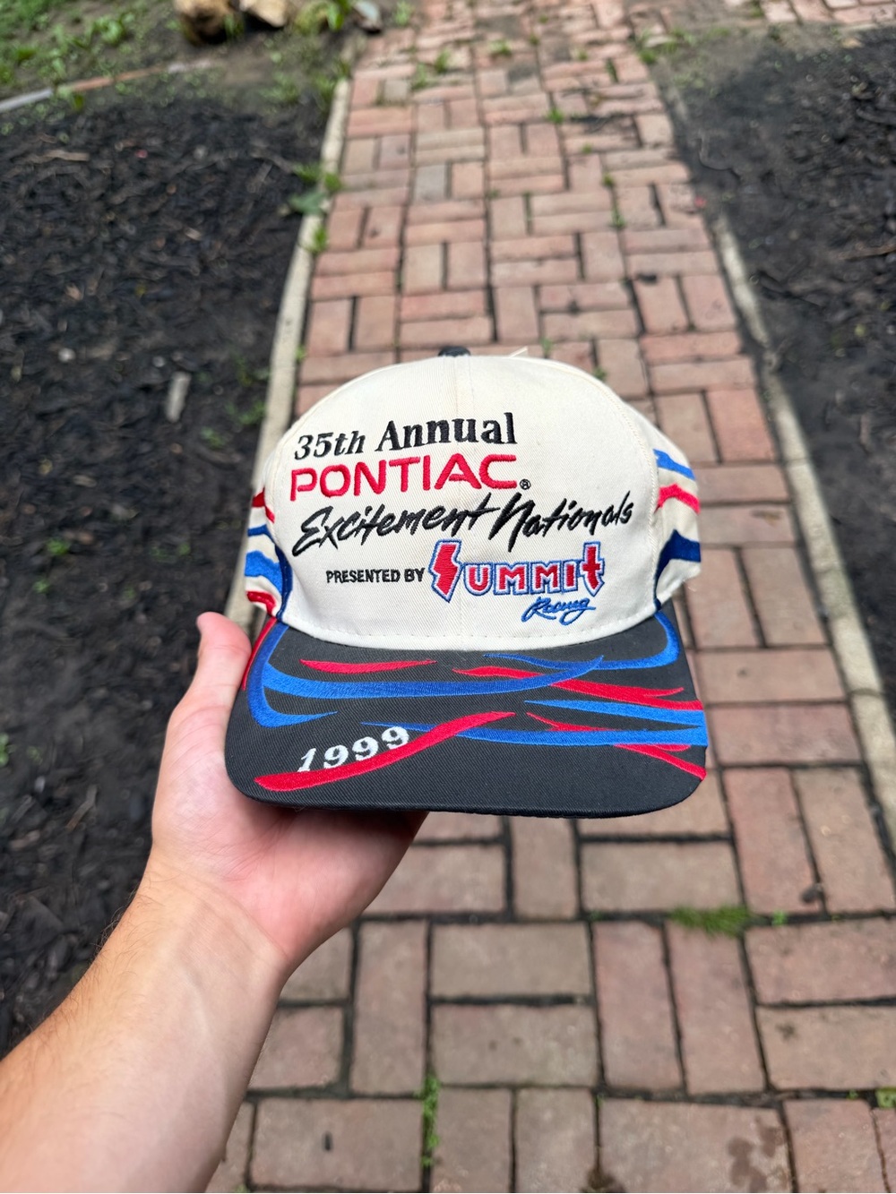 Vintage 90s summit racing splash style SnapBack hat